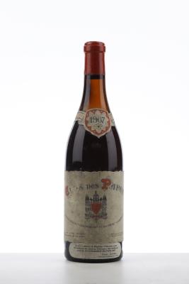 CHATEAUNEUF DU PAPE CLOS DES PAPES 1967 - Paul Avril - Mb - 1 Bottle