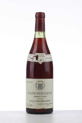 CLOS VOUGEOT 1978 - Drouhin Laroze - 1 Bottle