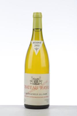 CHATEAUNEUF DU PAPE BLANC RAYAS 2003 - Reynaud - 1 Bottle