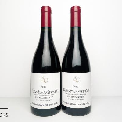 VOSNE ROMANEE AUX MALCONSORTS 2012 - Sylvain Cathiard - 2 Bottles