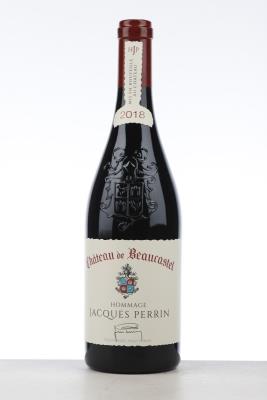 CHATEAUNEUF DU PAPE BEAUCASTEL HOMMAGE A JACQUES PERRIN 2018 - Beaucastel - 1 Bottle