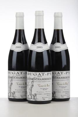 GEVREY CHAMBERTIN COEUR DE ROY TRES VIEILLES VIGNES 2005 - Bernard Dugat Py - 3 Bottles
