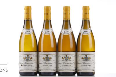 PULIGNY MONTRACHET CLAVOILLON 2009 - Domaine Leflaive - 4 Bottles