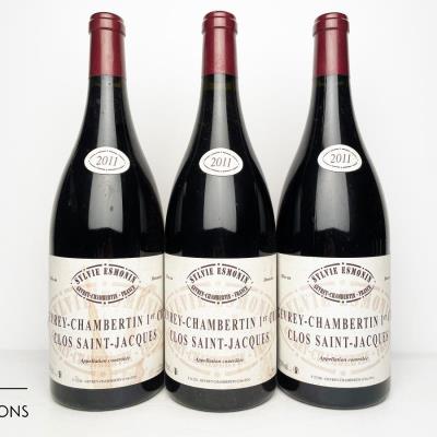 GEVREY CHAMBERTIN CLOS ST JACQUES 2011 - Sylvie Esmonin - 3 Magnums
