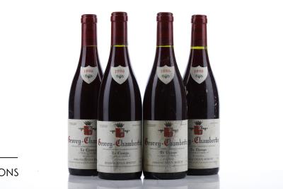 GEVREY CHAMBERTIN EN CHAMPS VIEILLE VIGNE 1996 - Denis Mortet - 4 Bottles