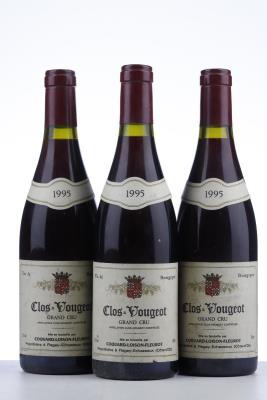 CLOS VOUGEOT 1995 - Coquard Fleurot Loison - 3 Bottles