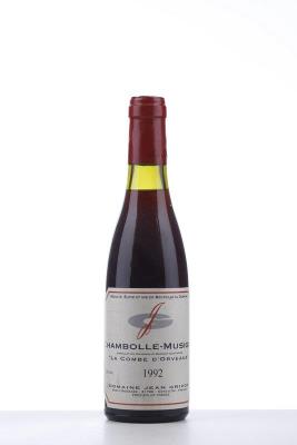 CHAMBOLLE MUSIGNY LA COMBE D'ORVEAUX 1992 - Jean Grivot - 1 Half Bottle