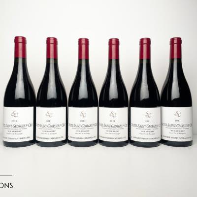 NUITS ST GEORGES AUX MURGERS 2011 - Sylvain Cathiard - 6 Bottles
