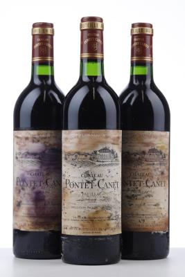 PONTET CANET 1986 - Mc - 3 Bottles