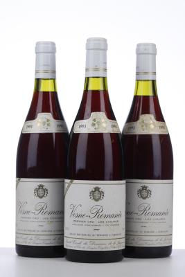 VOSNE ROMANEE LES CHAUMES 1993 - Domaine de la Juviniere - 3 Bottles