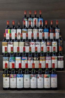 MOUTON ROTHSCHILD COLLECTION N° 2 FROM 1974 - 2014 ( 43 BOTTLES) 1974 - 2014