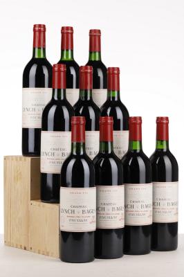 LYNCH BAGES 1986 - Mc - 10 Bottles - Owc 12