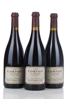 CORTON LES RENARDES 2000 - Michel Mallard - 3 Bottles