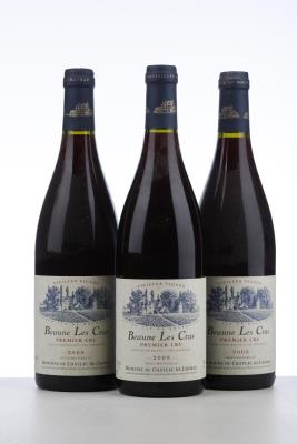 BEAUNE LES CRAS VIEILLES VIGNES 2005 - Chateau de Chorey - 3 Bottles