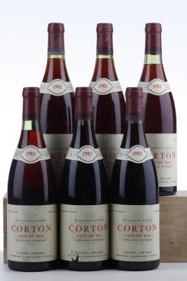 CORTON CLOS DU ROI 1982 - Daniel Senard - 6 Bottles