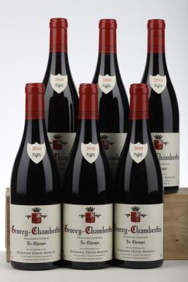 GEVREY CHAMBERTIN EN CHAMPS 2010 - Denis Mortet - 6 Bottles