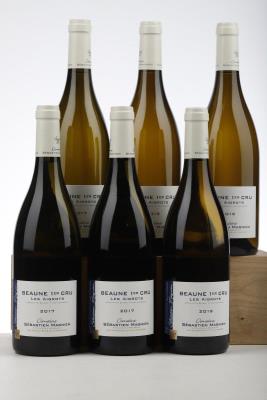 BEAUNE BLANC LES AIGROTS 3*2017 + 3*2019  - Sebastien Magnien - 6 Bottles