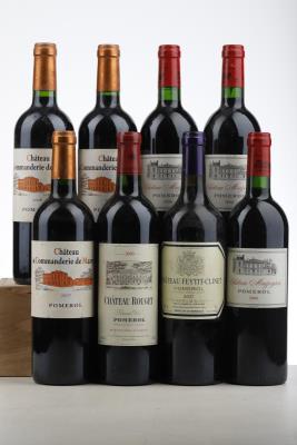 LA COMMANDERIE DE MAZEYRES 3*2006 + ROUGET 1* 2009 + MAZEYRES 3*2006 +FEYTIT CLINET 1* 2007   - Mc - 8 Bottles