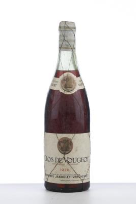 CLOS DE VOUGEOT 1978 - Jaboulet Vercherre - 1 Bottle