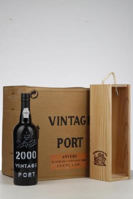 REAL VINICOLA VINTAGE PORT 2000 - Real Vinicola - 6 Bottles - Owc 1
