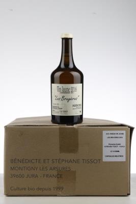 VIN JAUNE ARBOIS LES BRUYERES 2016 - Benedicte et Stephane Tissot - 12 x 0,620Ltr - Oc 12