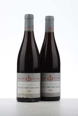 NUITS ST GEORGES CLOS DES FORETS ST GEORGES 2005 - Domaine de l'Arlot - 2 Bottles