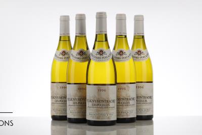 PULIGNY MONTRACHET LES PUCELLES 1996 - Bouchard - 5 Bottles