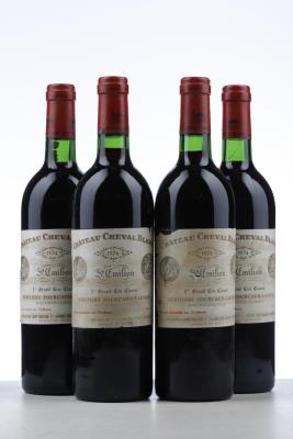 CHEVAL BLANC 1974 - Mc - 4 Bottles