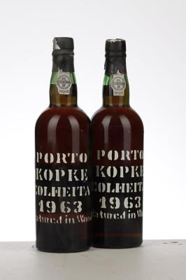KOPKE COLHEITA PORT 1963 - Kopke - Bottled in 1994 - 2 Bottles