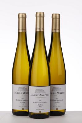 RIESLING WEHLENER SONNENUHR  AUSLESE *** GOLD CAPSULE 2017 - Markus Molitor - 3 Bottles