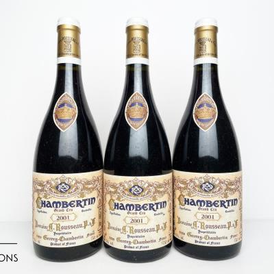 CHAMBERTIN 2001 - Armand Rousseau - 3 Bottles