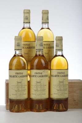 MALARTIC LAGRAVIERE BLANC 1989 - Mc - 5 Bottles