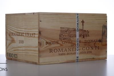 ROMANEE ST VIVANT Domaine de la Romanee Conti 2009 - 6 Bottles in Owc 6