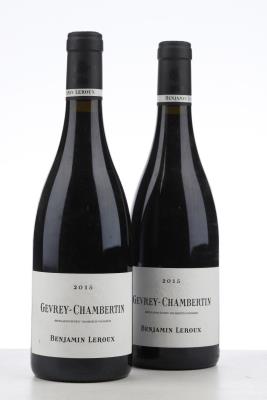 GEVREY CHAMBERTIN 2015 - Benjamin Leroux - 2 Bottles