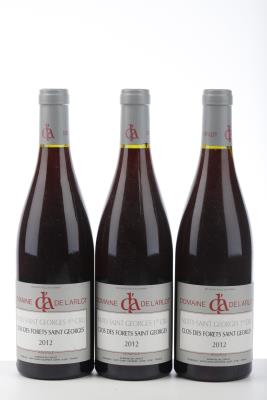 NUITS ST GEORGES CLOS DES FORETS ST GEORGES 2012 - Domaine de l'Arlot - 3 Bottles