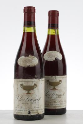 CLOS VOUGEOT 1985 - Gros Frere et Soeur - 2 Bottles