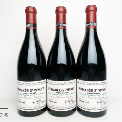 ROMANEE ST VIVANT 1997 - Domaine de la Romanee Conti - 3 Bottles
