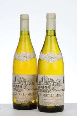 CHAMBOLLE MUSIGNY BLANC 1 ER CRU 1996 - Roblot Marchand - 2 Bottles