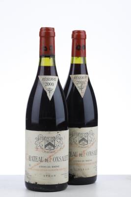 CHATEAU DE FONSALETTE SYRAH 2000 - Reynaud - 2 Bottles