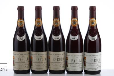 BAROLO 1967 - Cantina Mascarello - 5 Bottles
