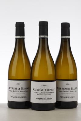 MEURSAULT BLAGNY LA PIECE SOUS LE BOIS 2020 - Benjamin Leroux - 3 Bottles