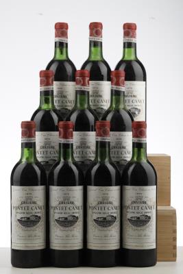PONTET CANET 1970 - Mise Cruse - 10 Bottles - Owc 12
