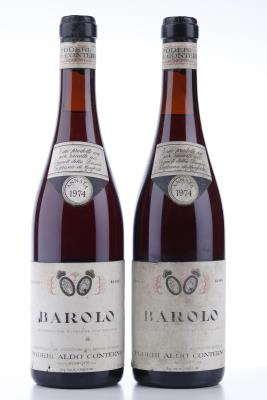BAROLO BUSSIA SOPRANA 1974 - Aldo Conterno - 2 Bottles