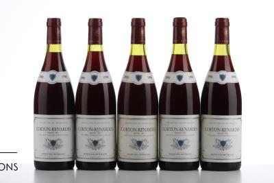 CORTON RENARDES 1990 - Maillard - 9 Bottles