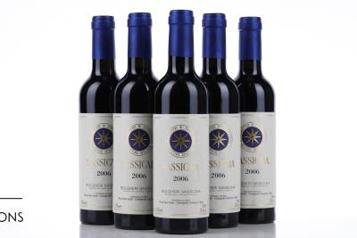 SASSICAIA 2006 - Tenuta San Guido - 5 Half Bottles
