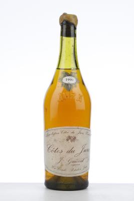 COTES DU JURA SOUS LA ROCHE LA COMBE ROTALIER BLANC 1990 - Ganevat - 1 Bottle