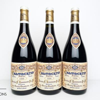CHAMBERTIN 1996 - Armand Rousseau - 3 Bottles