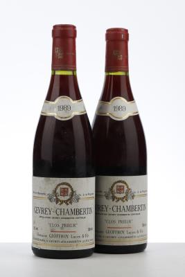 GEVREY CHAMBERTIN CLOS PRIEUR 1989 - Geoffroy - 2 Bottles