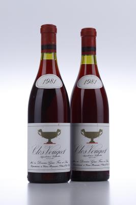 CLOS VOUGEOT 1981 - Gros F&S - 2 Bottles