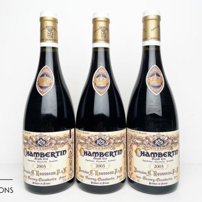 CHAMBERTIN 2003 - Armand Rousseau - 3 Bottles
